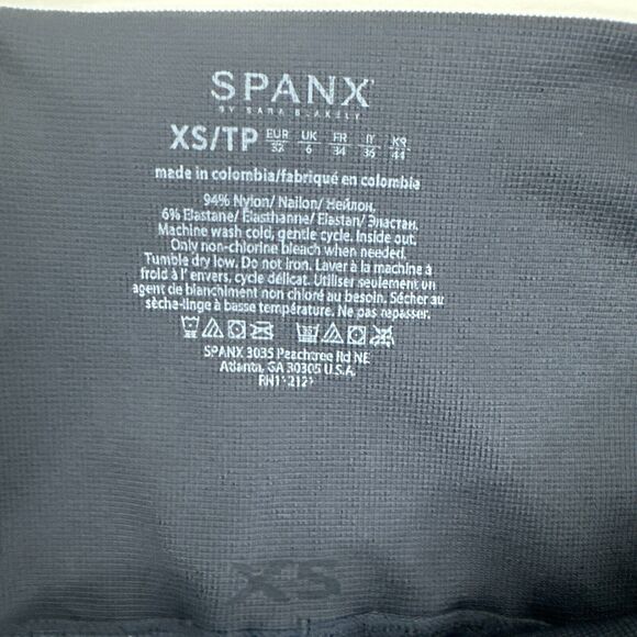 Spanx Look At Me Now Seamless Moto Leggings Indigo Sky 50200R Size XS/TP New - Picture 9 of 11